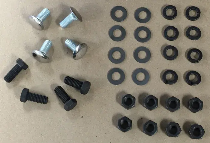 1970 MONTE CARLO FRONT BUMPER BOLT KIT AMD 101-3470-S